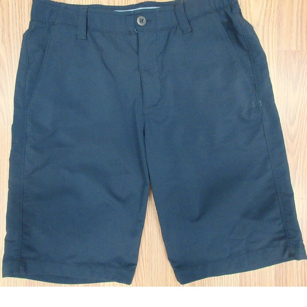 UNDER ARMOUR Mens POLY/SPANDEX SHORTS BLACK Sz 32